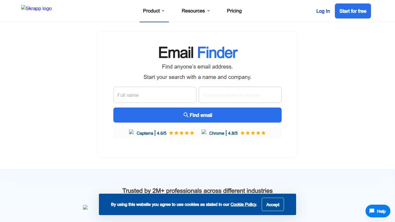 Email Finder | Free Email Lookup by Name & Company