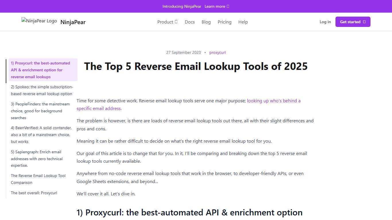 The Top 5 Reverse Email Lookup Tools of 2025