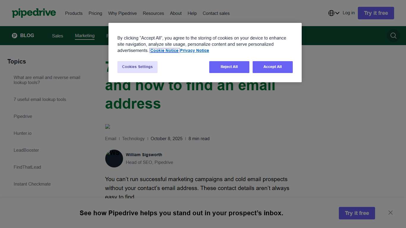 7 Reverse Email Look Up Tools in 2025 | Pipedrive